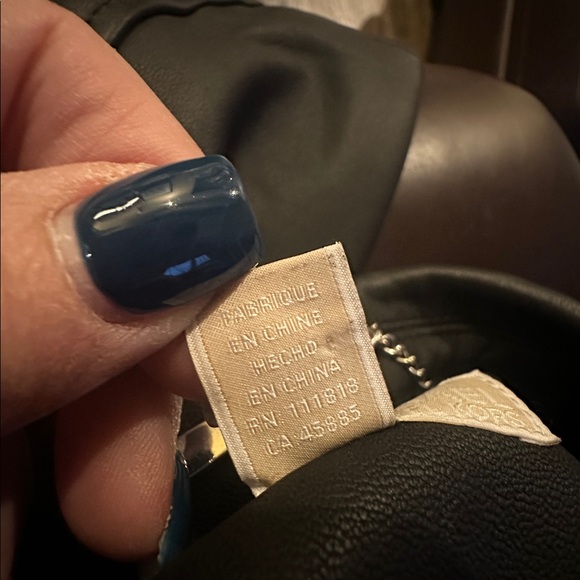 Michael, Michael Kors Black Genuine Lamb Leather Jacket - Like New! - Picture 8 of 13